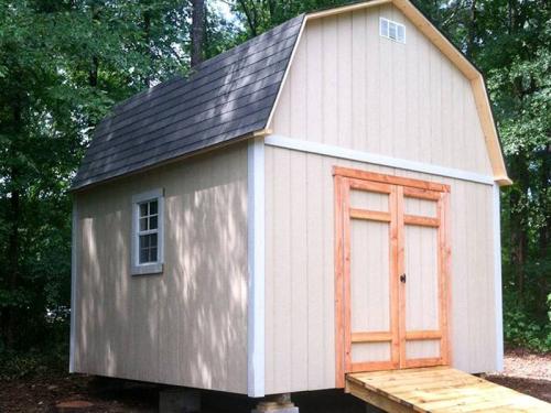 12X16 Asheville with 8' sidewalls