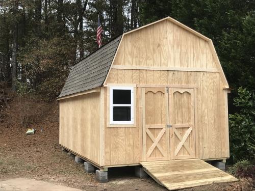 12X20 Asheville with optional Ramp and window